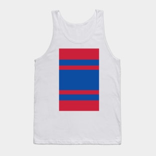 Crystal Palace FC Varsity Retro Red & Blue Home Tank Top